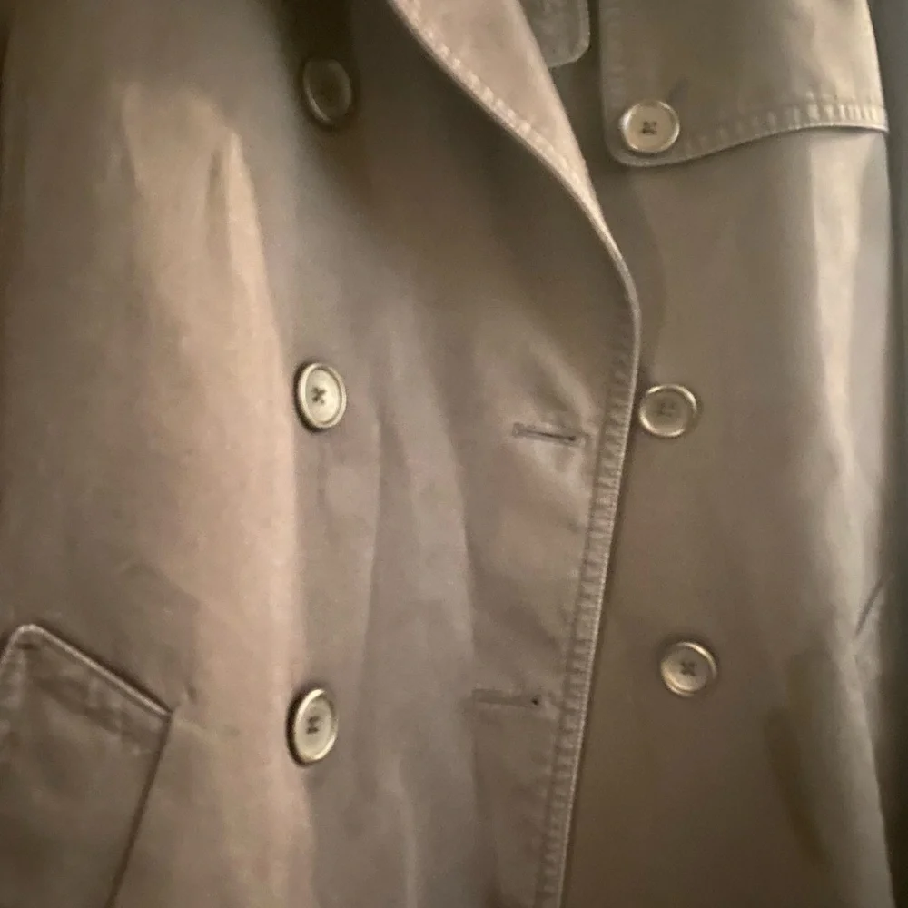 Coach Black Double-Breasted Trench Coat